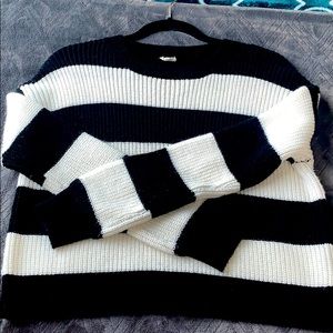 Black and White Sweater